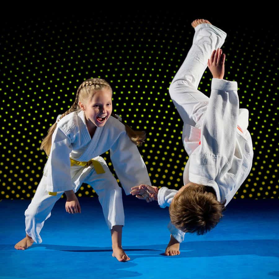 Martial Arts Lessons for Kids in Clinton Township MI - Judo Toss Kids Girl